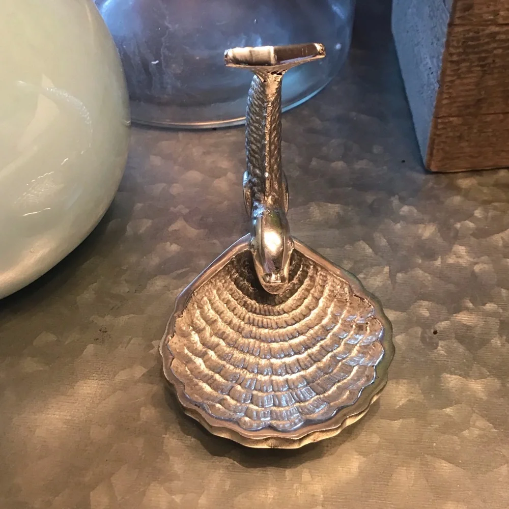 Two’s Company Silver Fish Ring Holder